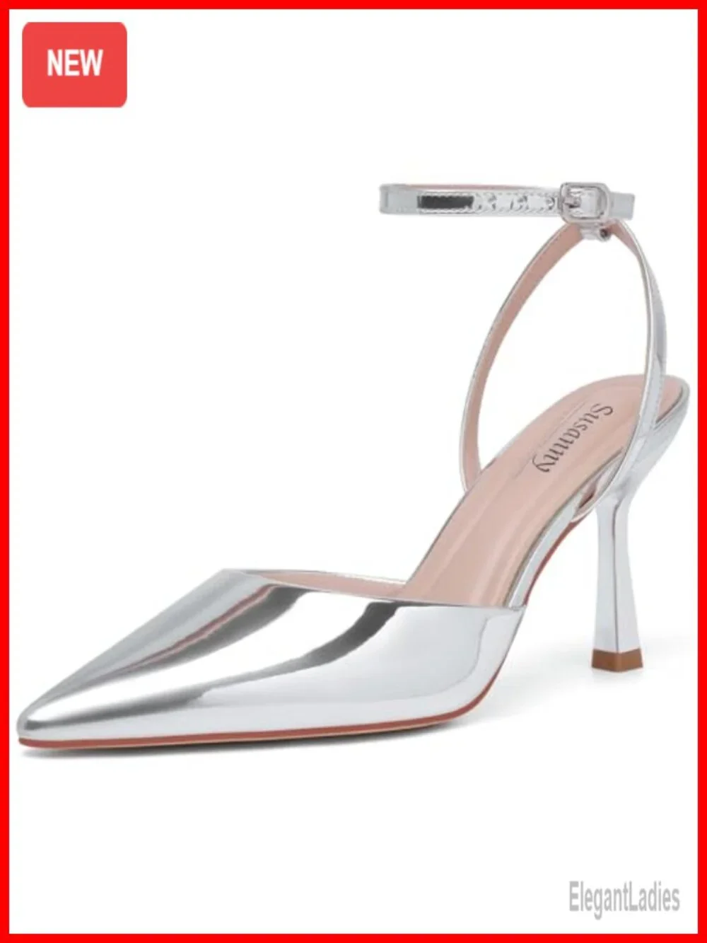 Stiletto Closed Pointed Toe Backless Dress Pumps Kitten Heels